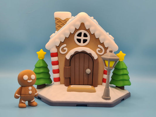 Gingerbread House Holiday Display - ToyForge 3D