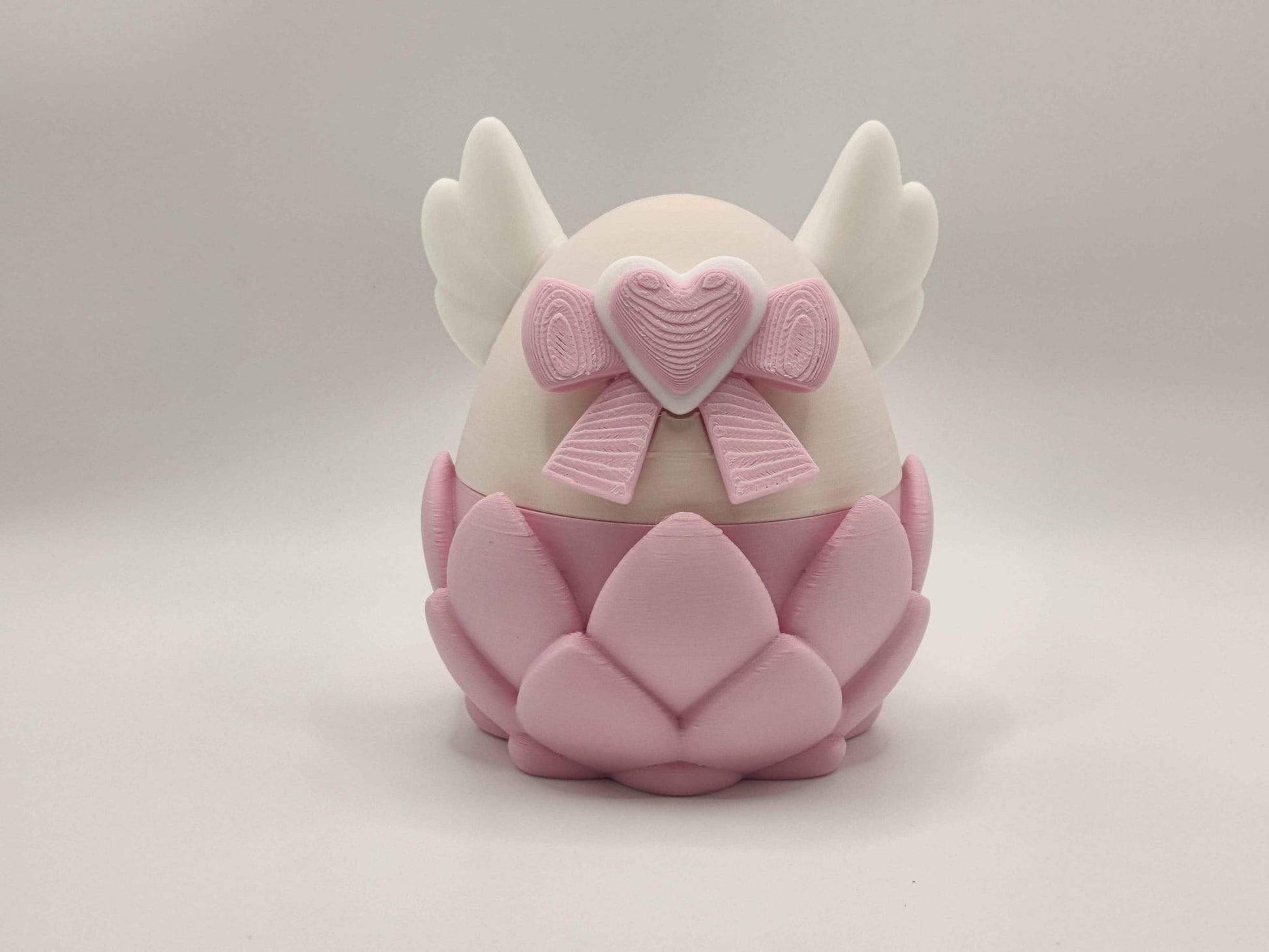 HeartSeeker Mini Dragon & Egg | Cute Flexi Dragon | Fantasy Dragon Gift | Valentine Dragon - ToyForge 3D