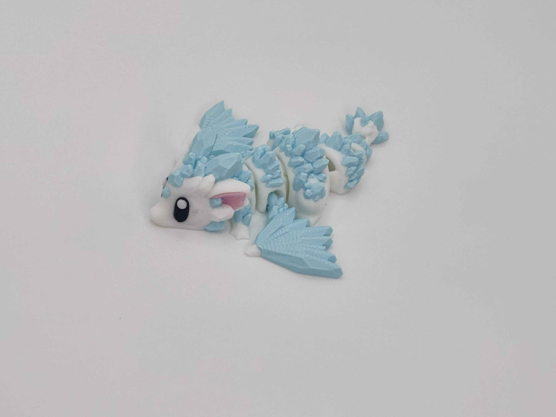 Ice Crystal Dragon Egg – 3D Printed Collectible Toy - ToyForge 3D