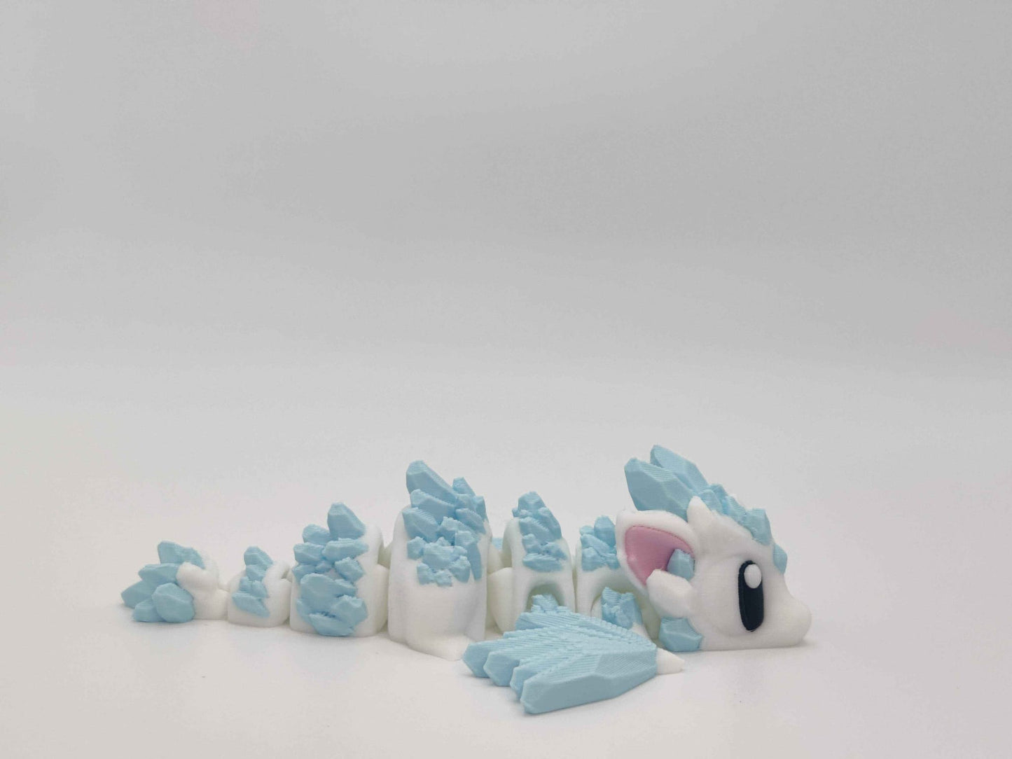 Ice Crystal Dragon Egg – 3D Printed Collectible Toy - ToyForge 3D
