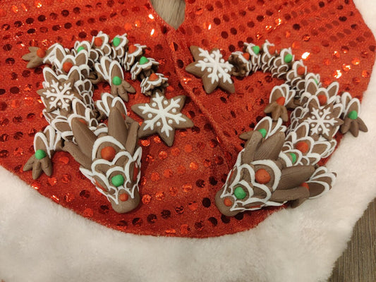 Gingerbread Cookie Baby Dragon – 3D Printed Articulating Fidget Toy