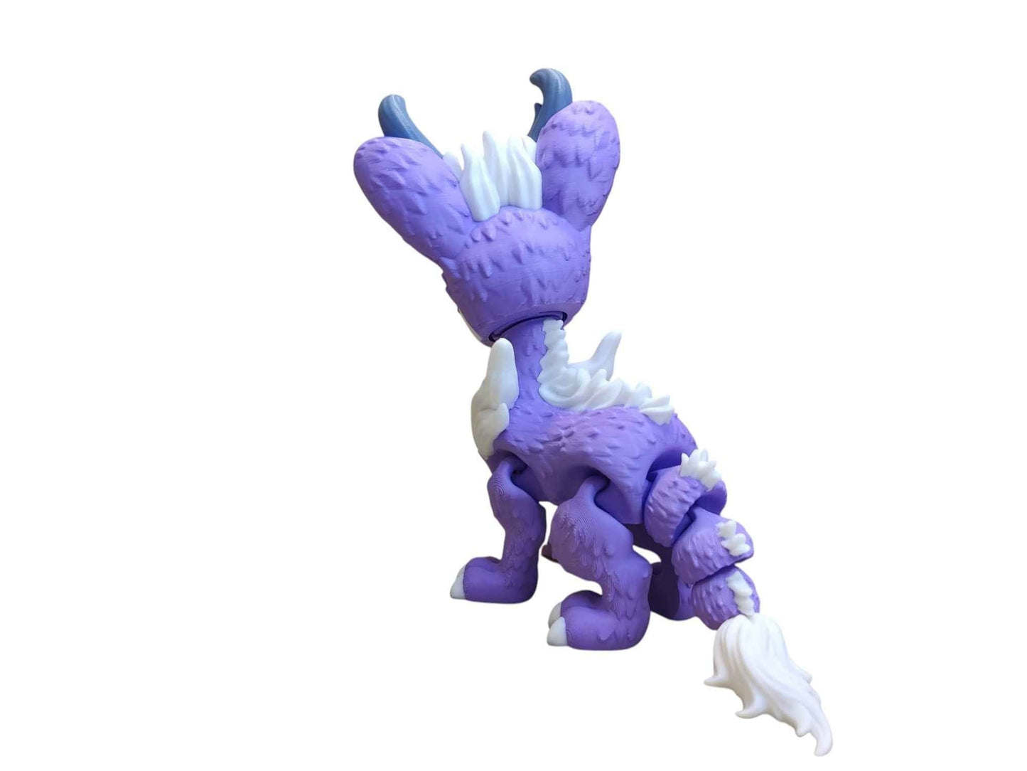 Jackalope Dragon - 3D Printed Articulating Decoration - ToyForge 3D