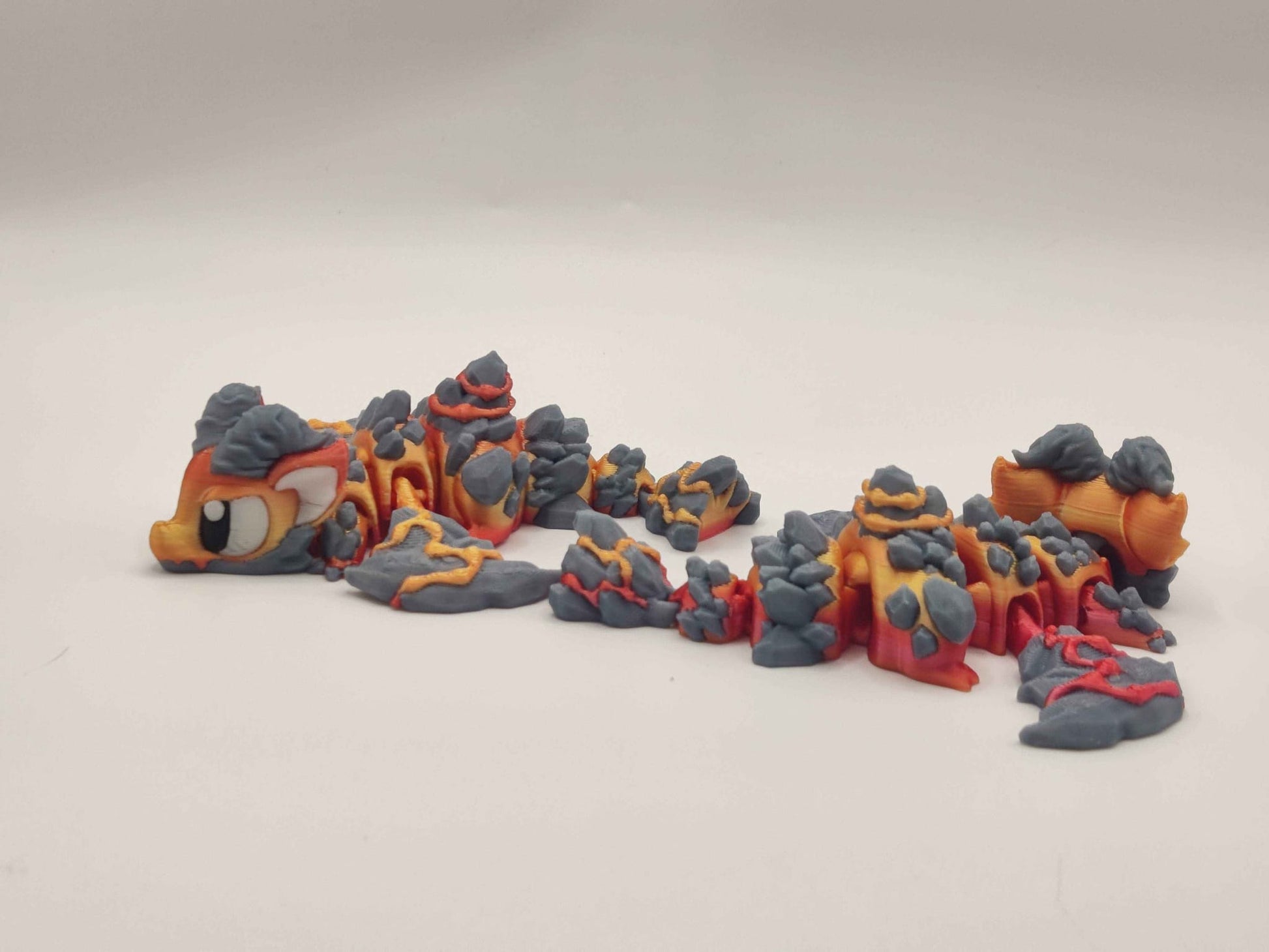 Lava Mini Dragon & Egg | Fire Dragon | Cute Fantasy Dragon Gift - ToyForge 3D