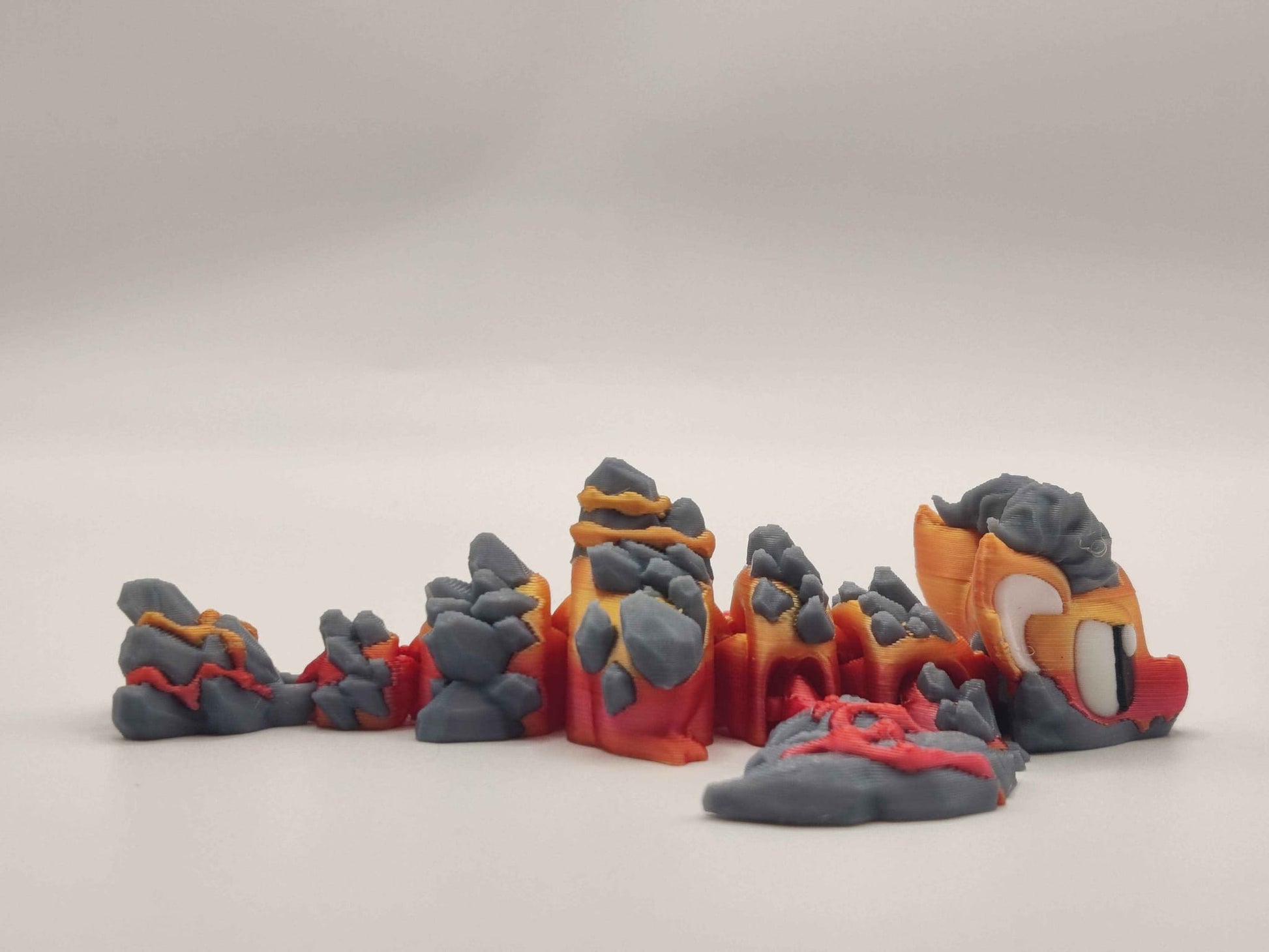Lava Mini Dragon & Egg | Fire Dragon | Cute Fantasy Dragon Gift - ToyForge 3D