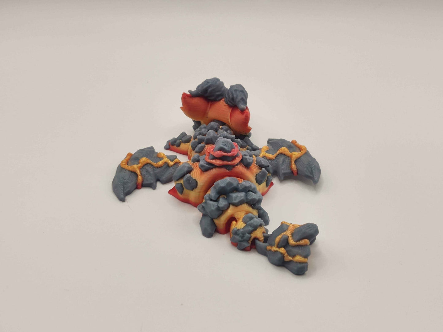 Lava Mini Dragon & Egg | Fire Dragon | Cute Fantasy Dragon Gift - ToyForge 3D