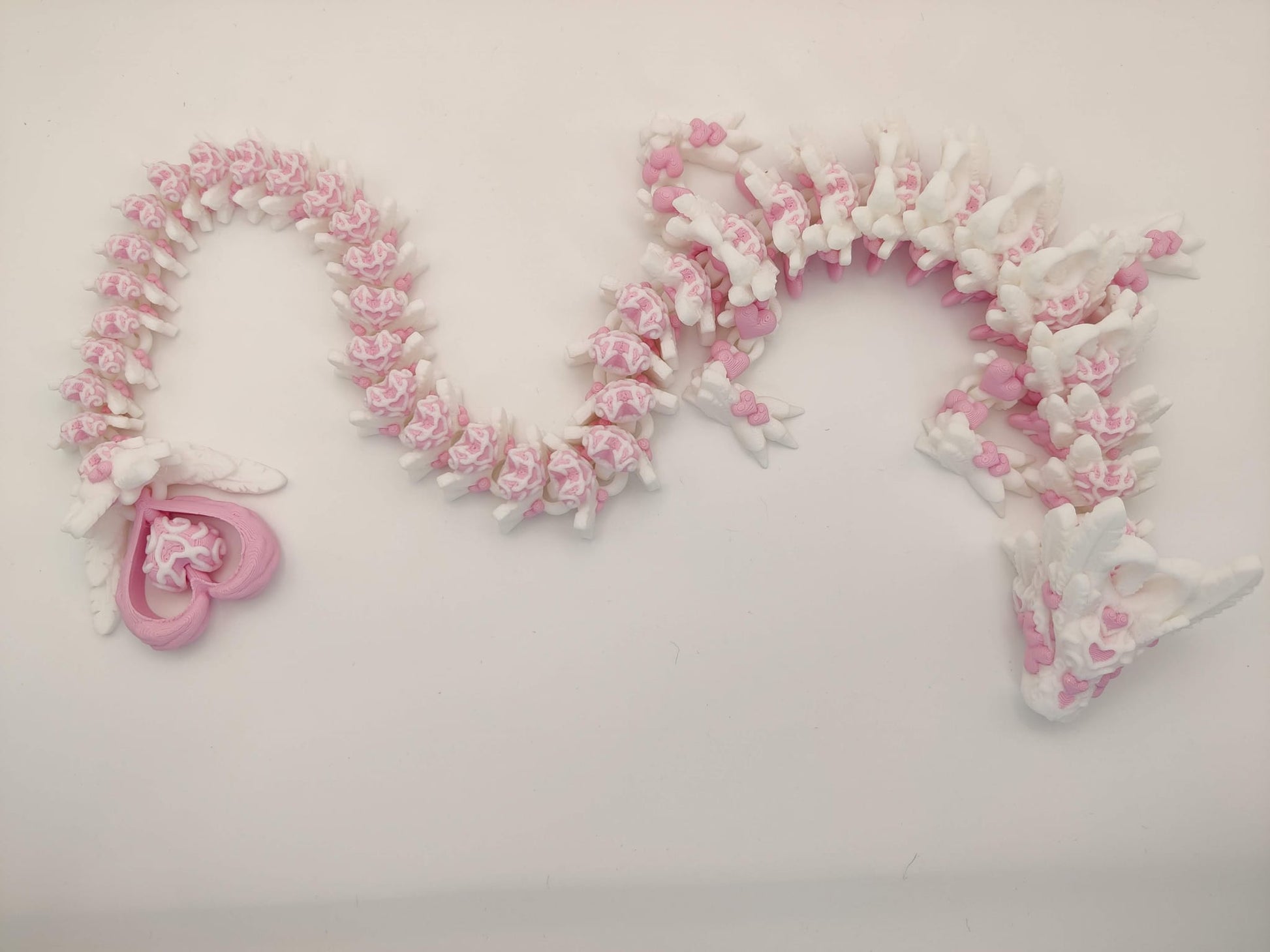 Light Heart Dragon Figure - ToyForge 3D