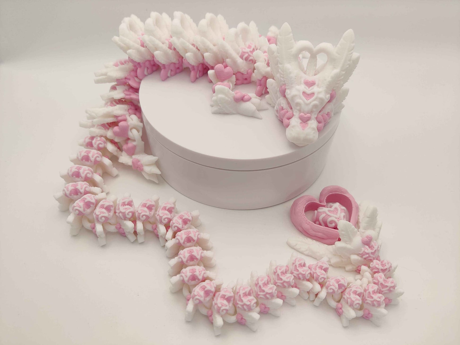 Light Heart Dragon Figure - ToyForge 3D