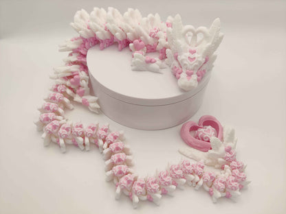 Light Heart Dragon Figure - ToyForge 3D