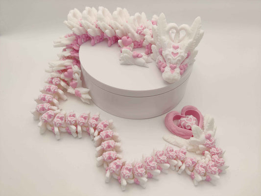 Light Heart Dragon Figure - ToyForge 3D