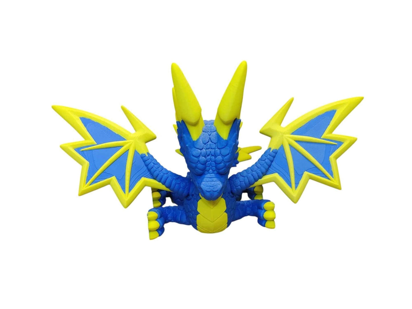 Lightning Dragon - 3D Printed Articulating Decoration - ToyForge 3D