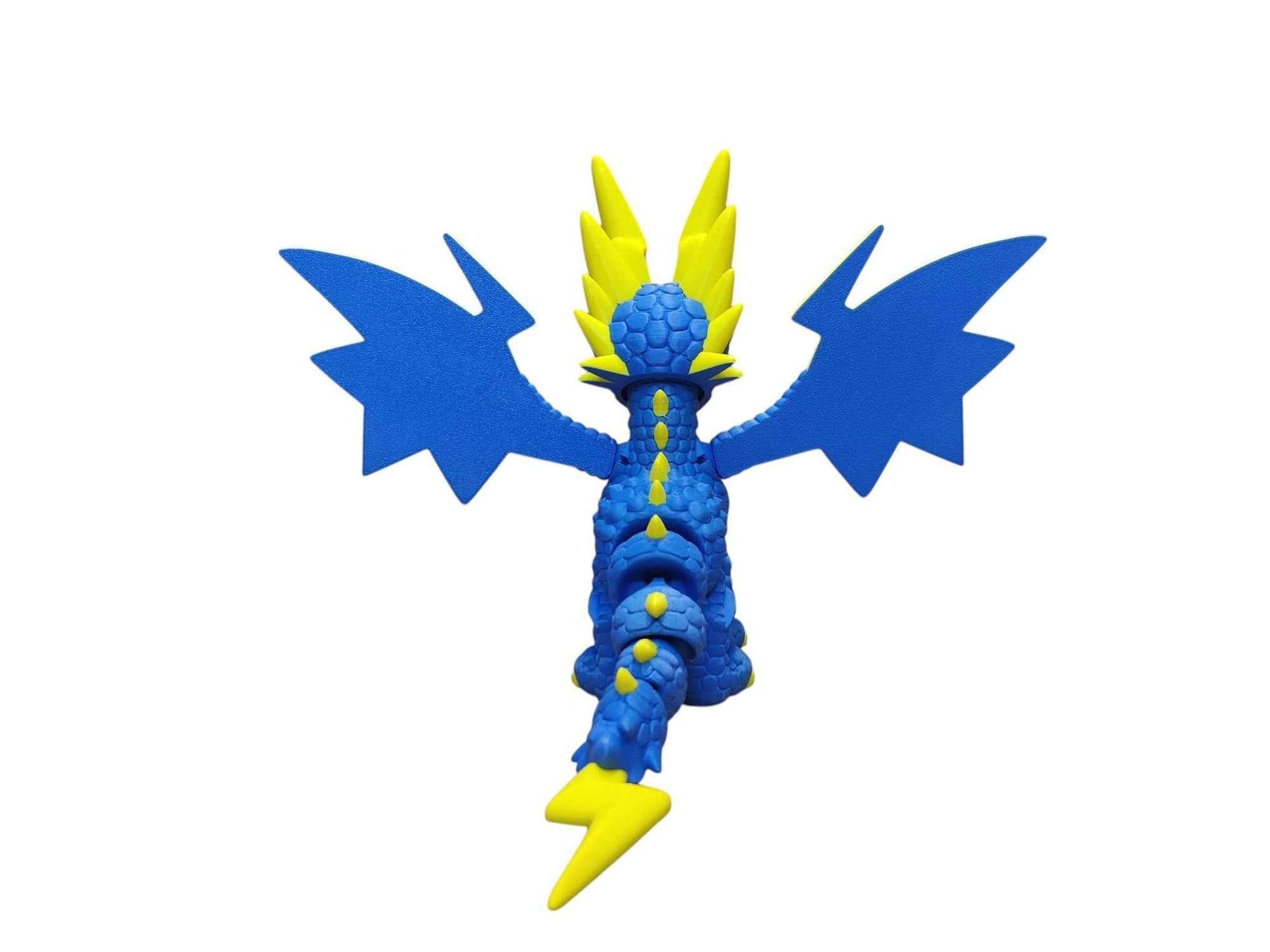 Lightning Dragon - 3D Printed Articulating Decoration - ToyForge 3D