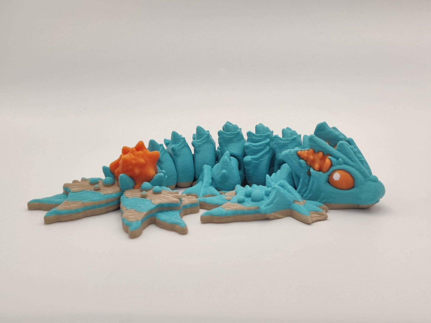 Little Beach Dragon Figure - ToyForge 3D