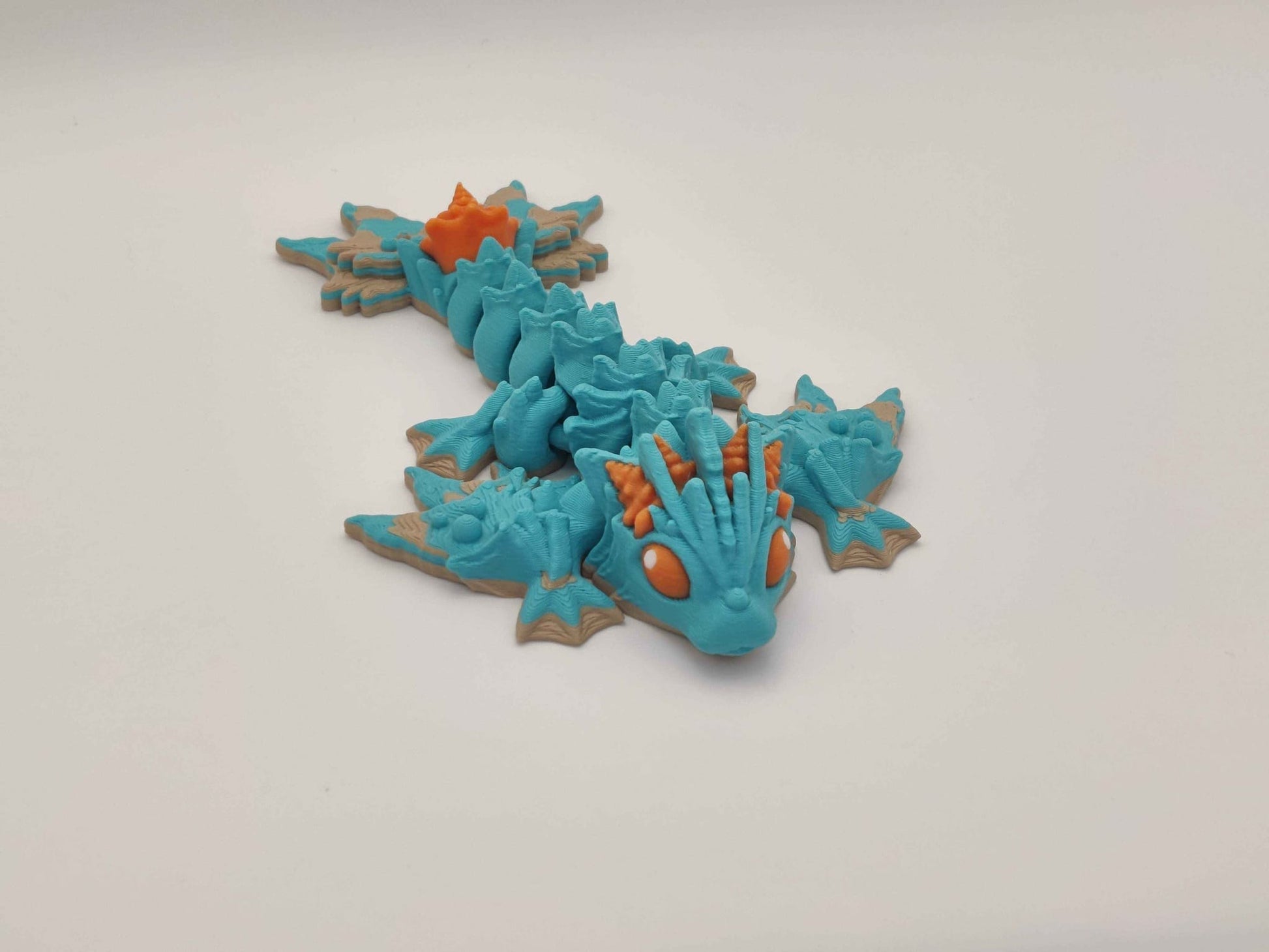 Little Beach Dragon Figure - ToyForge 3D