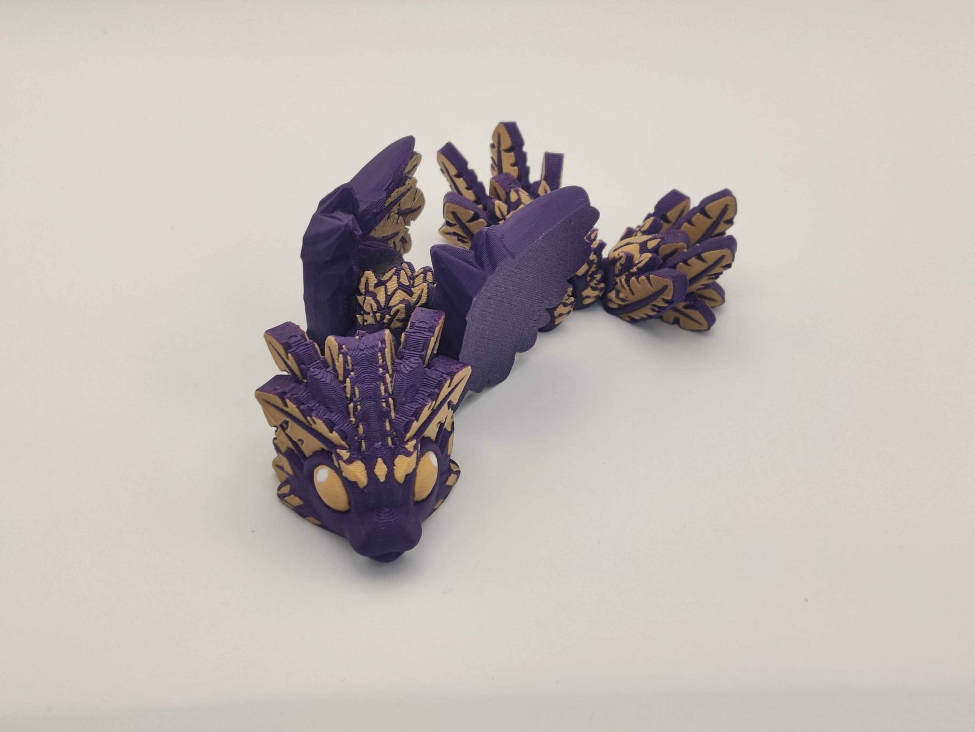 Little Winged Serpent Dragon Figure - ToyForge 3D