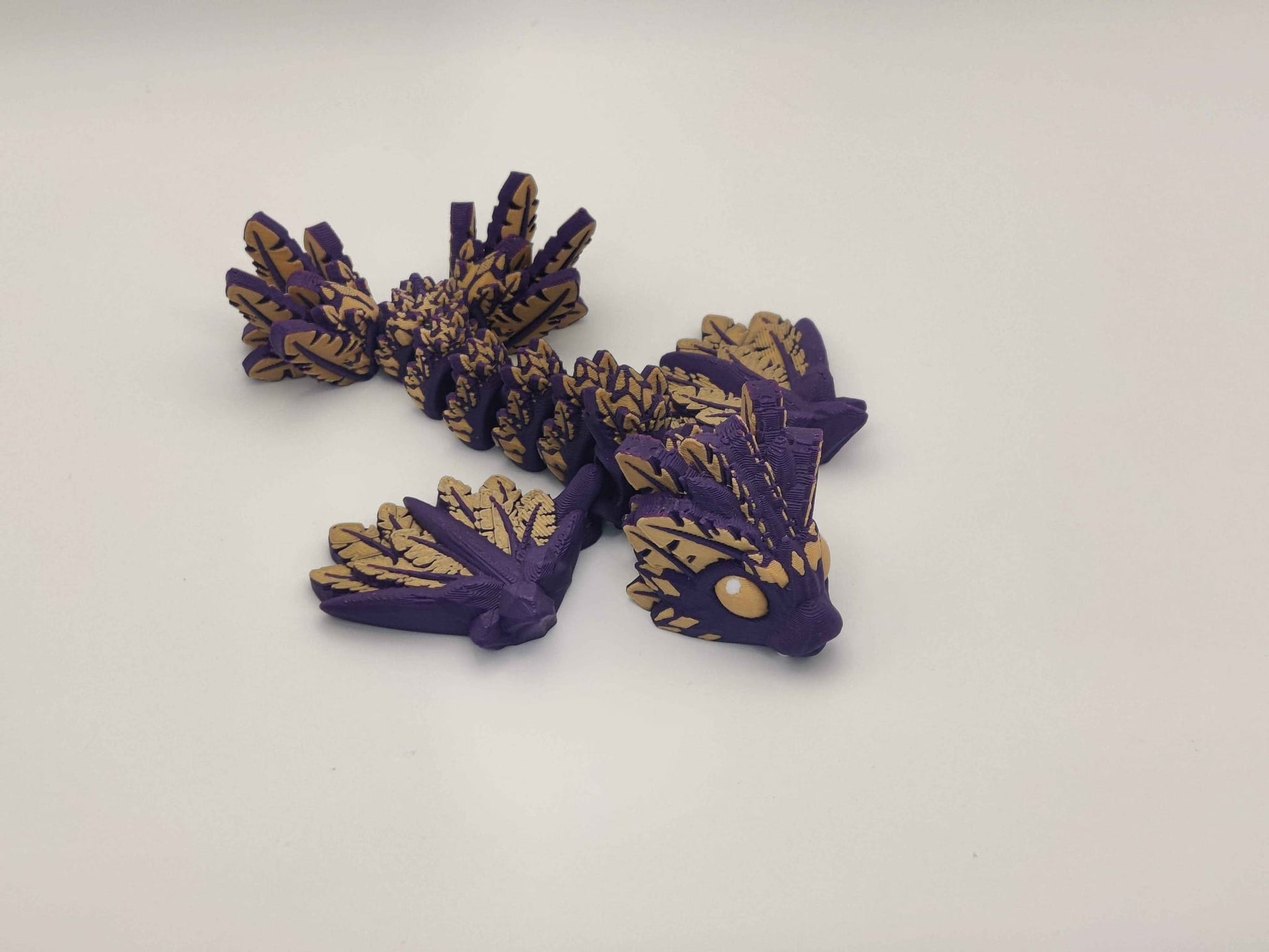 Little Winged Serpent Dragon Figure - ToyForge 3D