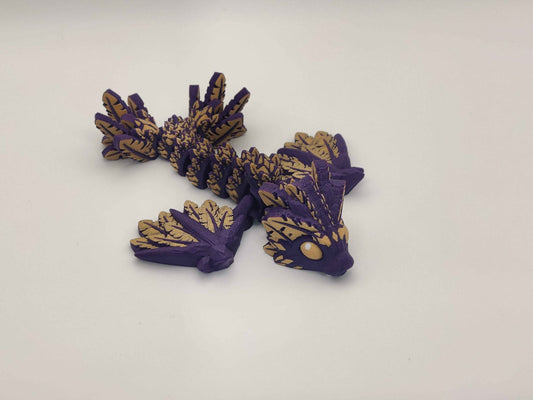 Little Winged Serpent Dragon Figure - ToyForge 3D