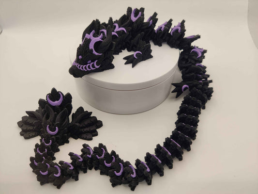 Lunar Moon Dragon Figure - ToyForge 3D