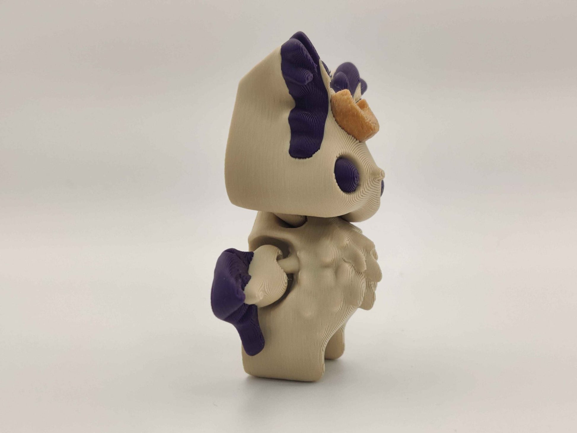 Moth Pixie Keychain – Adorable Articulated Forest Charm - ToyForge 3D