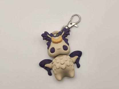 Moth Pixie Keychain – Adorable Articulated Forest Charm - ToyForge 3D