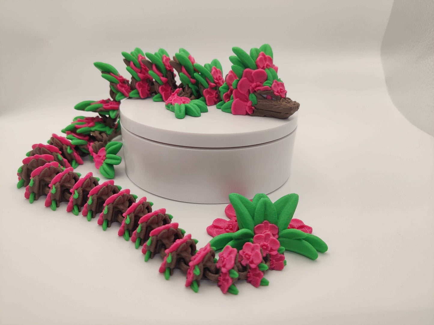 Orchid Dragon Figure - ToyForge 3D
