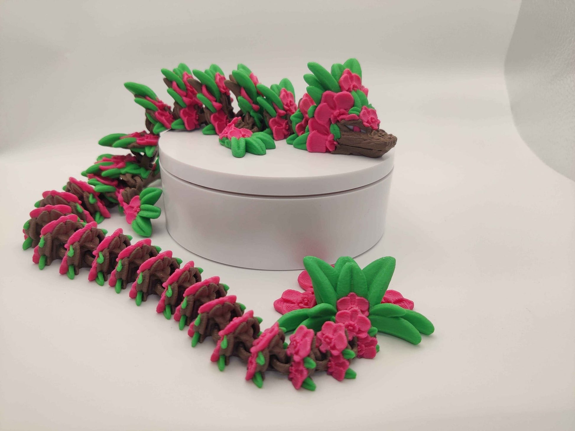 Orchid Dragon Figure - ToyForge 3D