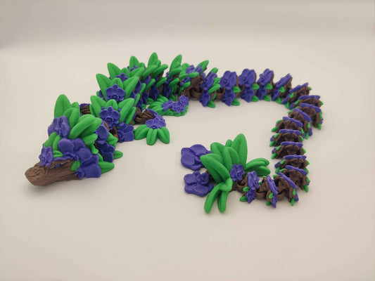 Orchid Dragon Figure - ToyForge 3D