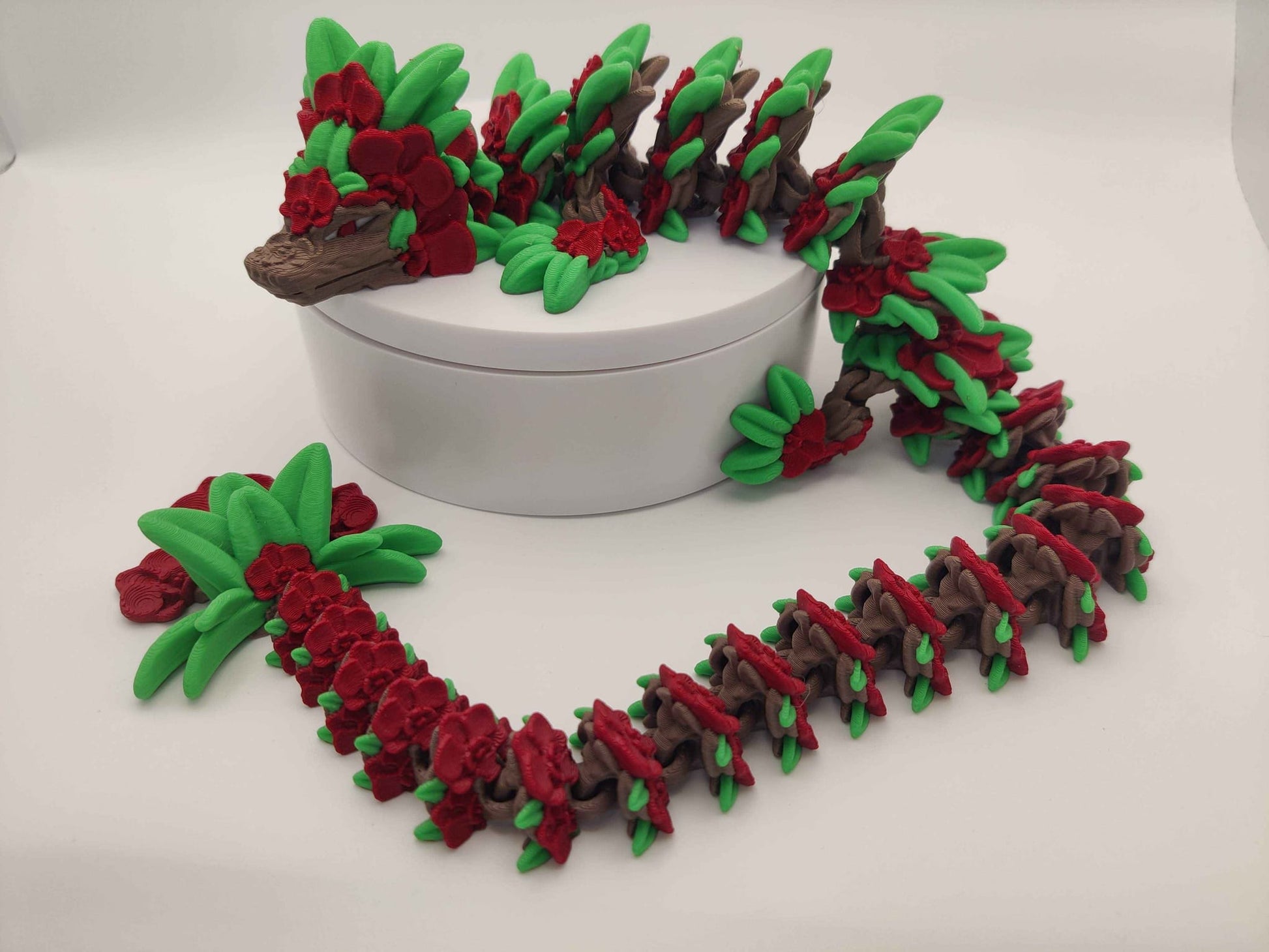 Orchid Dragon Figure - ToyForge 3D