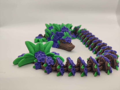 Orchid Dragon Figure - ToyForge 3D