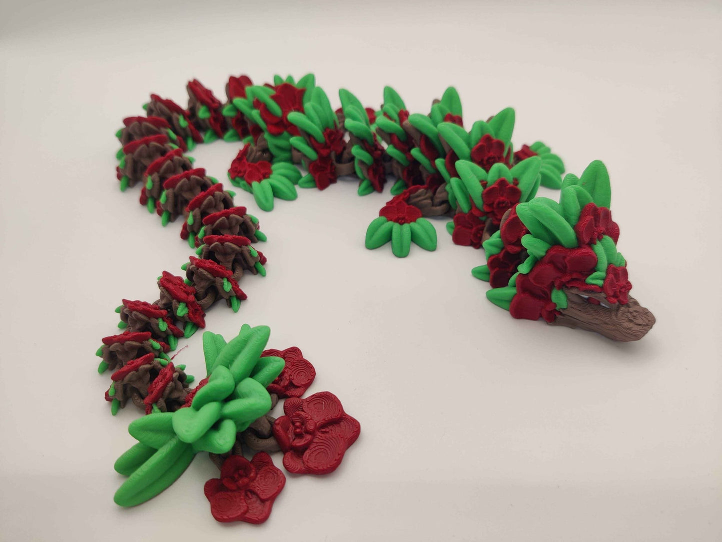 Orchid Dragon Figure - ToyForge 3D