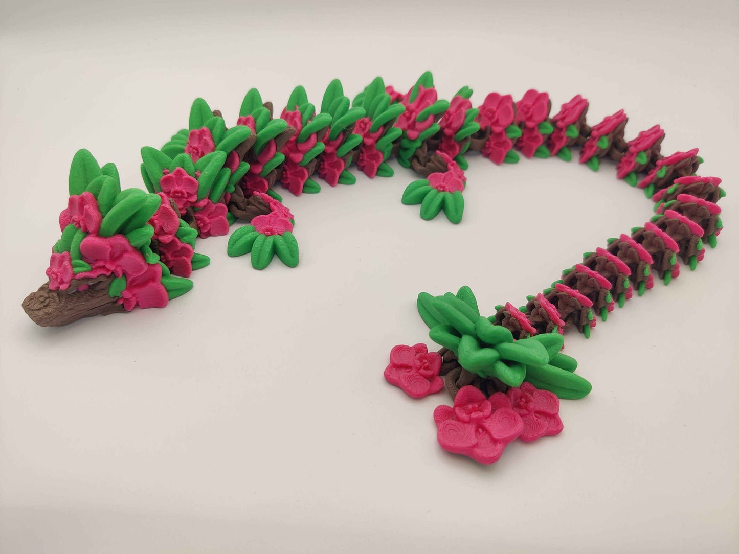 Orchid Dragon Figure - ToyForge 3D