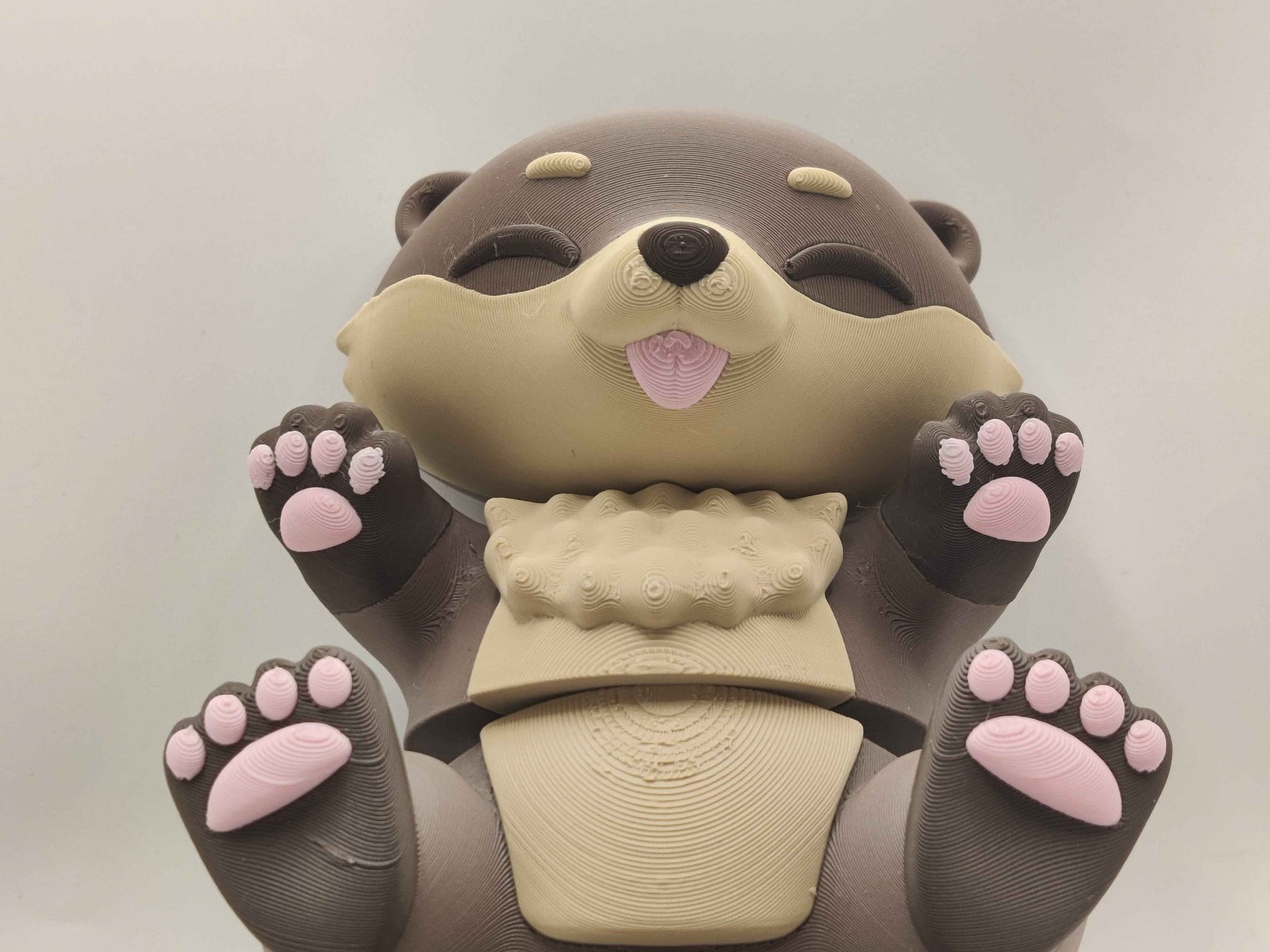 Otter Cuddler - 3D Printed Articulated Fidget - ToyForge 3D