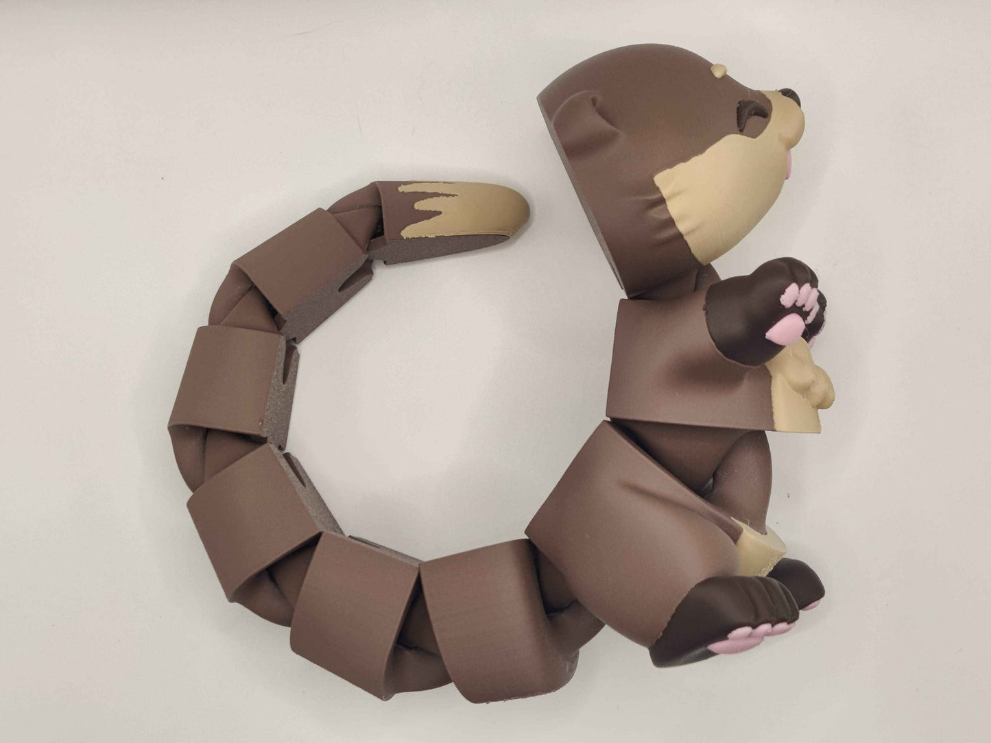 Otter Cuddler - 3D Printed Articulated Fidget - ToyForge 3D