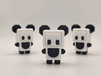 Panda Clicker - 3D Printed Bit Clicks – Fidget Toy - ToyForge 3D