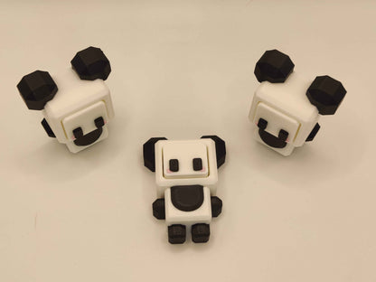 Panda Clicker - 3D Printed Bit Clicks – Fidget Toy - ToyForge 3D