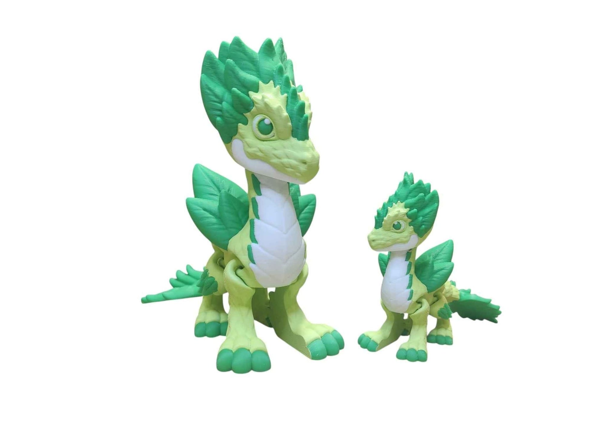Plant Dragon - 3D Printed Articulating Decoration - ToyForge 3D