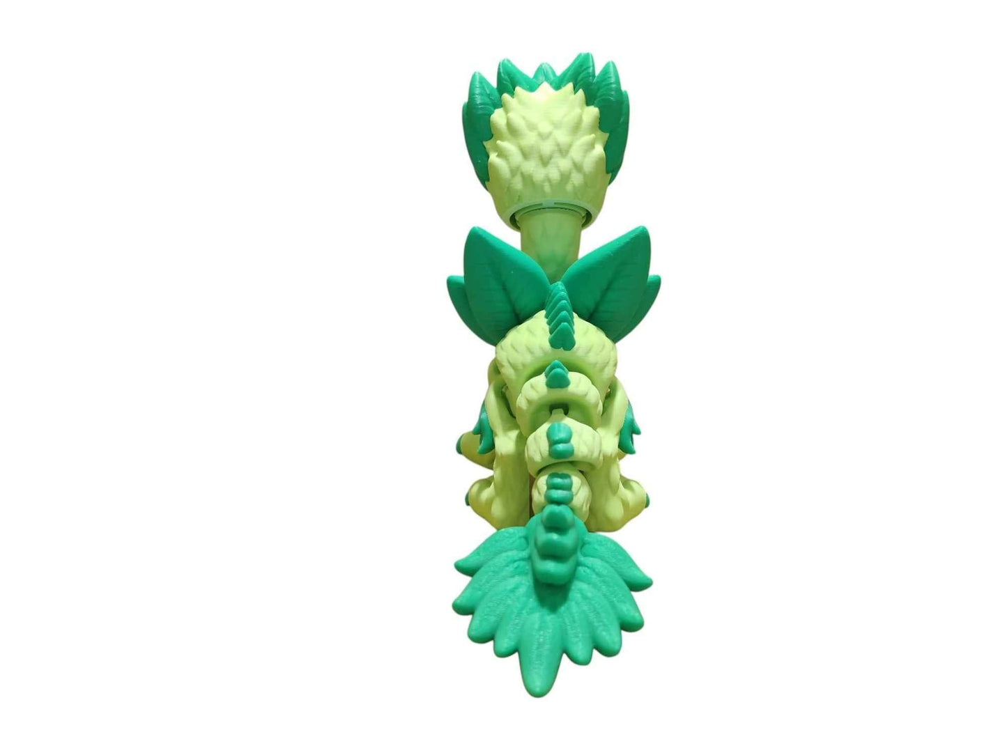 Plant Dragon - 3D Printed Articulating Decoration - ToyForge 3D