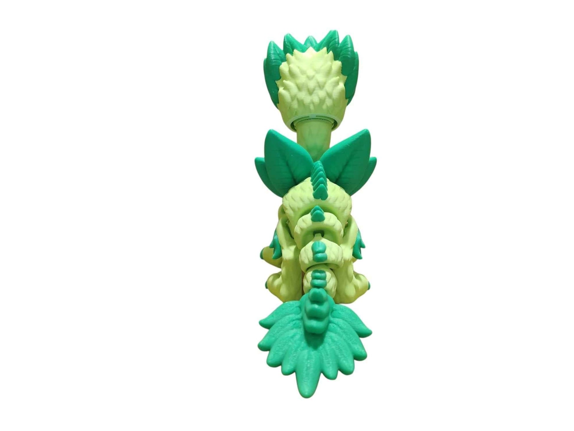 Plant Dragon - 3D Printed Articulating Decoration - ToyForge 3D