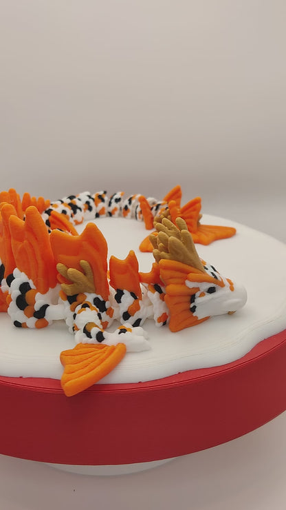 Koi Dragon Figure