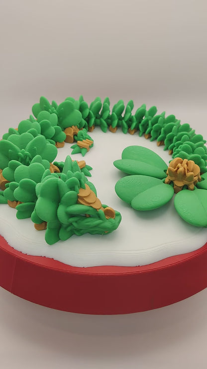 Clover Dragon Figure