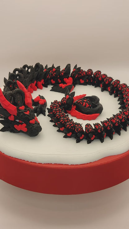 Dark Heart Dragon Figure