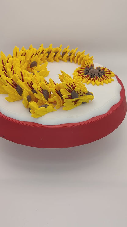 Sunflower Dragon Figure