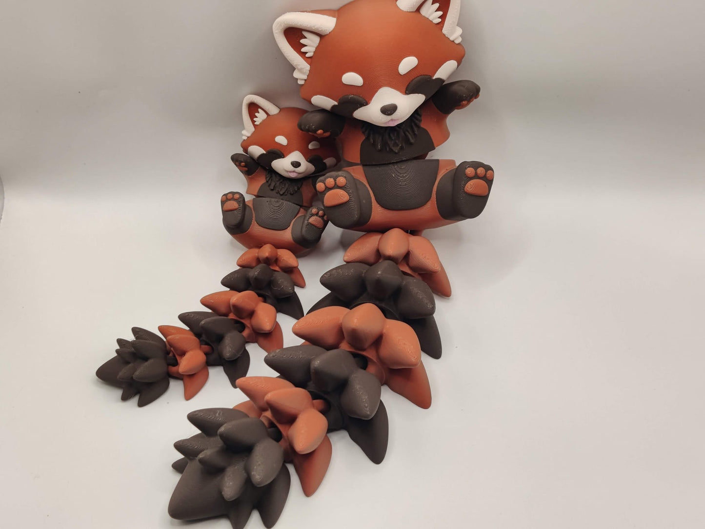 Red Panda Cuddler - 3D Printed Articulated Fidget - ToyForge 3D