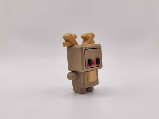Reindeer Clicker - 3D Printed Bit Clicks – Fidget Toy - ToyForge 3D