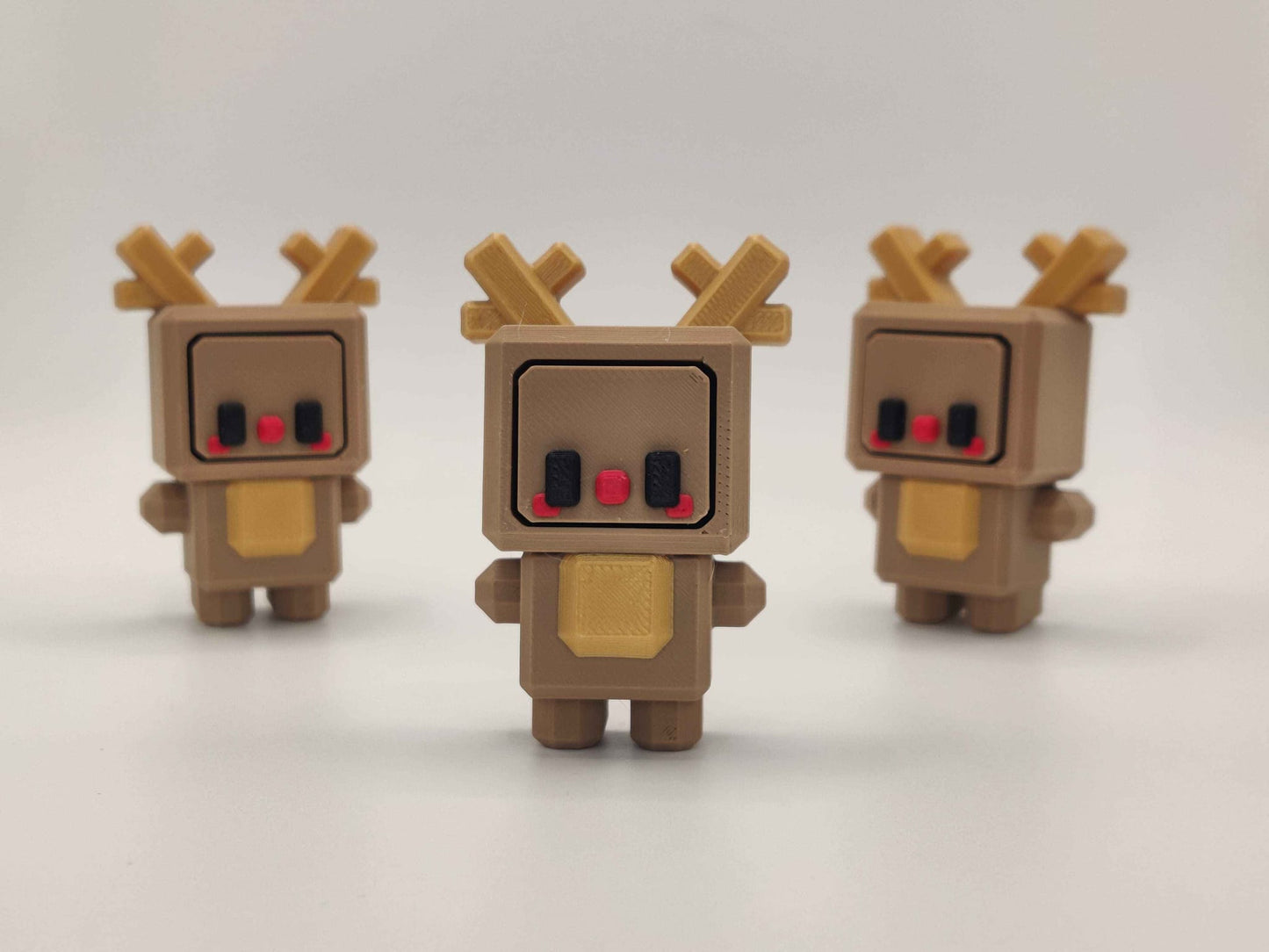Reindeer Clicker - 3D Printed Bit Clicks – Fidget Toy - ToyForge 3D