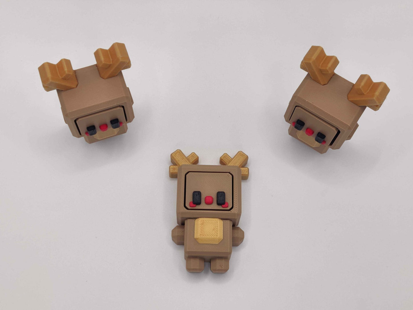 Reindeer Clicker - 3D Printed Bit Clicks – Fidget Toy - ToyForge 3D