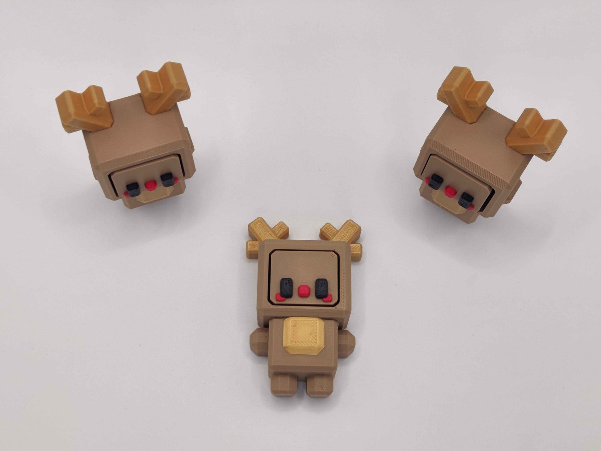 Reindeer Clicker - 3D Printed Bit Clicks – Fidget Toy - ToyForge 3D