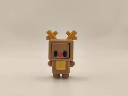 Reindeer Clicker - 3D Printed Bit Clicks – Fidget Toy - ToyForge 3D