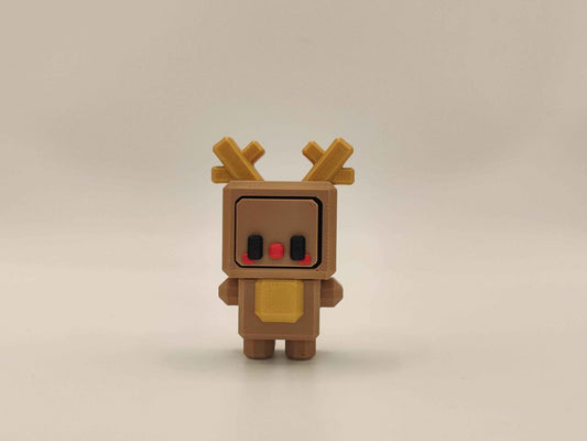 Reindeer Clicker - 3D Printed Bit Clicks – Fidget Toy - ToyForge 3D