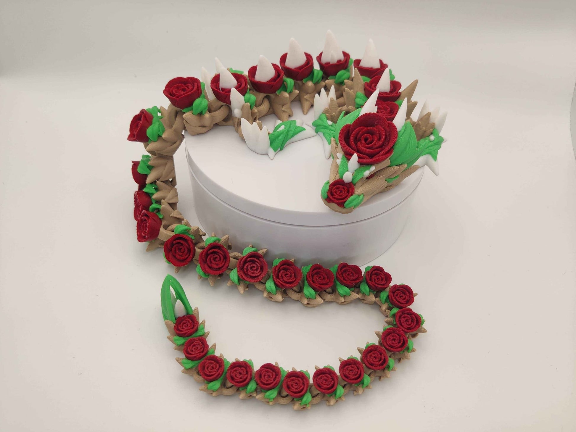 Rose Dragon Figure - ToyForge 3D
