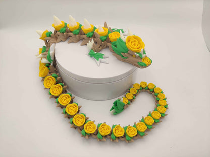 Rose Dragon Figure - ToyForge 3D